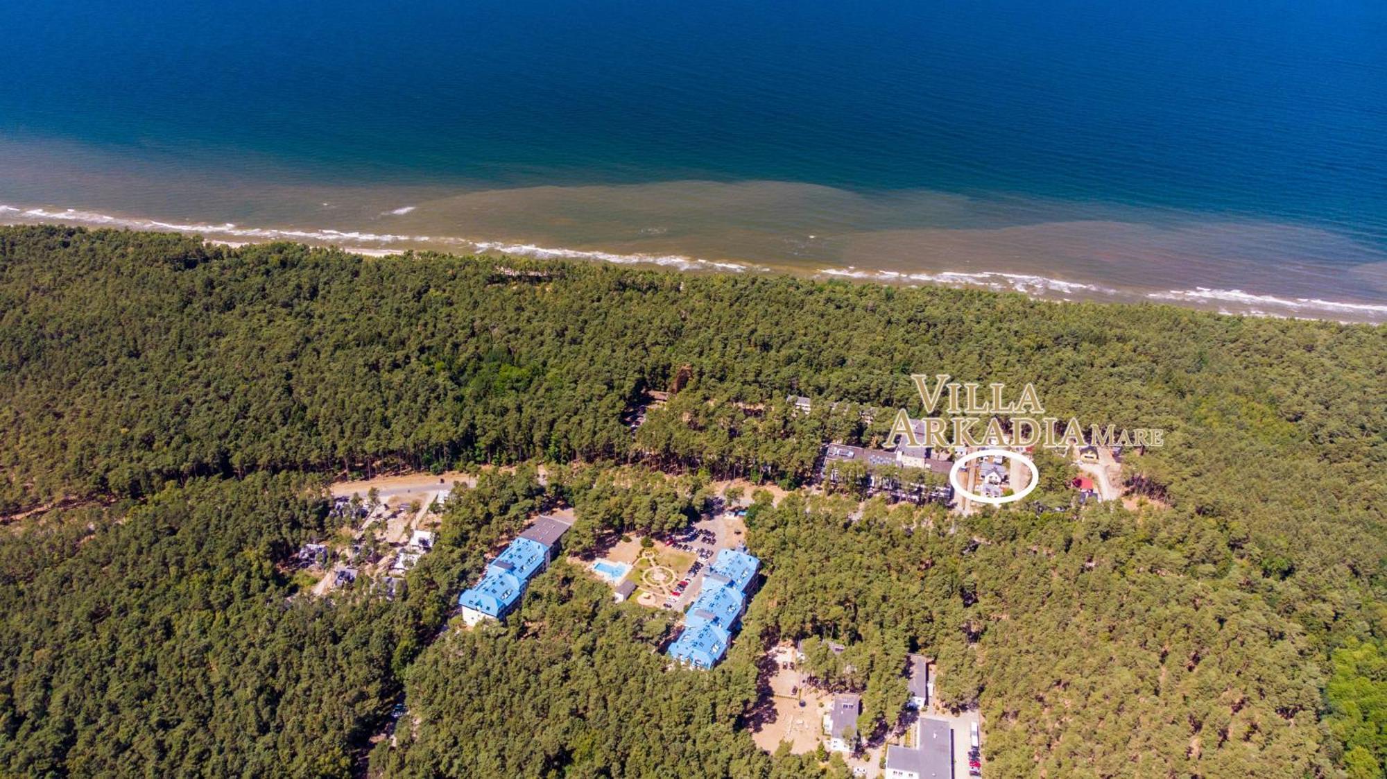 Villa Arkadia Mare Łukęcin Eksteriør bilde